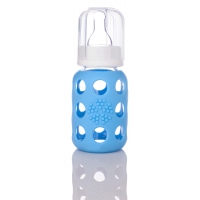 Biberon en verre Weego 120 ml - bleu ciel